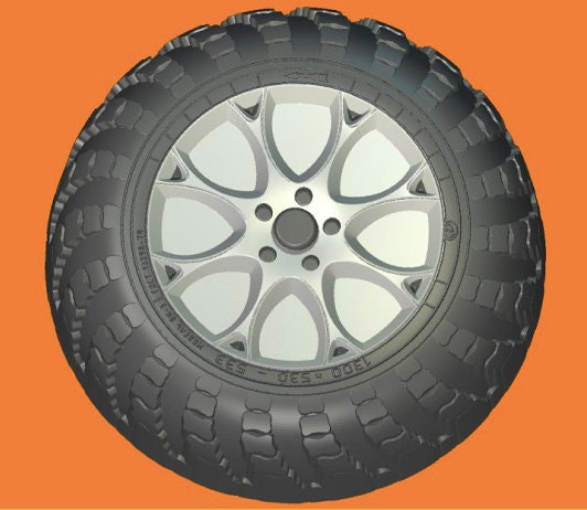 Tire Wheel Silicone Mold 