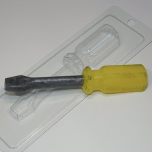 SCREWDRIVER MOLD, Soap Mold, Father&#39;s Day Chocolate Making Supplies, Tool Molds for Him, Unique Soap Supplies, Handyman, Molds for Men