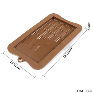 CHOCOLATE BAR MOLD, Silicone Candy Mold, Unique Soap Embeds Mold, Mini Chocolate Bars, Gummies Mold, Baking Supplies, Cake Decoration Shapem