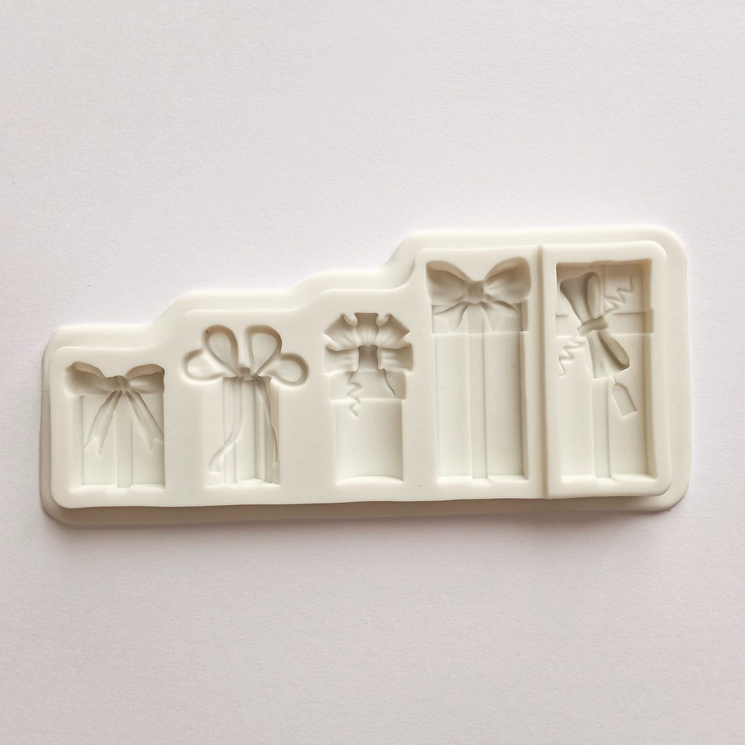 GIFT BOXES MOLD, Fondant Mold, Birthday Cake Decoration, Christmas