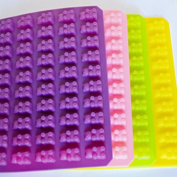 GUMMY BEAR MOLD, 50 Cavity Silicone Candy Mold, Gummy Bear Mold, Resin Mold,  Chocolate Mould, Food Mold, Soap Embeds Mold, Baking Supplies 