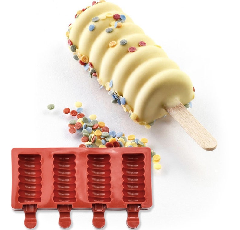 POPSICLE MOLD 4 Cavity Cakesicle Mold Baking Mold Dessert Etsy