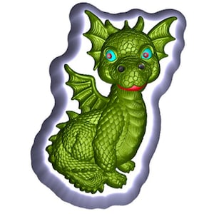 MOLDE DE DRAGÓN, molde de jabón, molde de bomba de baño, molde de chocolate, decoración de pastel de dinosaurio, molde de fondant, molde de cera de vela, molde de criaturas lindas, shapem