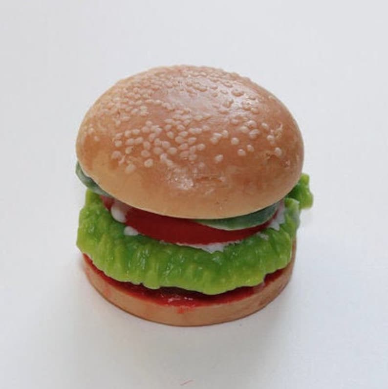 HAMBURGER MOLD 8piece Plastic Soap Mold Burger Mold Fast Etsy