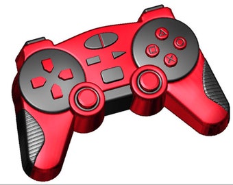 MOLDE DE CONTROLADOR DE JUEGO, Molde de chocolate de tema de jugador, Molde de fondant, Decoración de pastel adolescente, Molde de jabón, Molde de bomba de baño, Molde de cera de vela, Gamepad