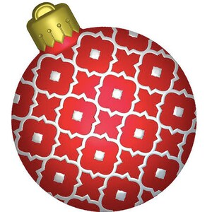 CHRISTMAS ORNAMENT MOLD, Soap Mold, Bath Bomb Mold, Chocolate Mold, Unique Winter Mold, Holiday Mold, Cake Decoration, Fondant Mold, Shapem
