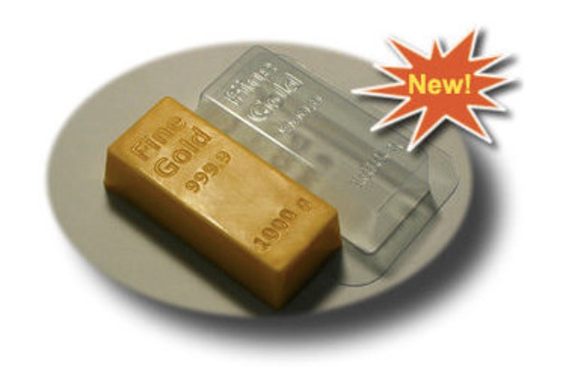 GOLD BAR MOLD Fine Gold Mold Soap Mold Bath Bomb Mold Etsy