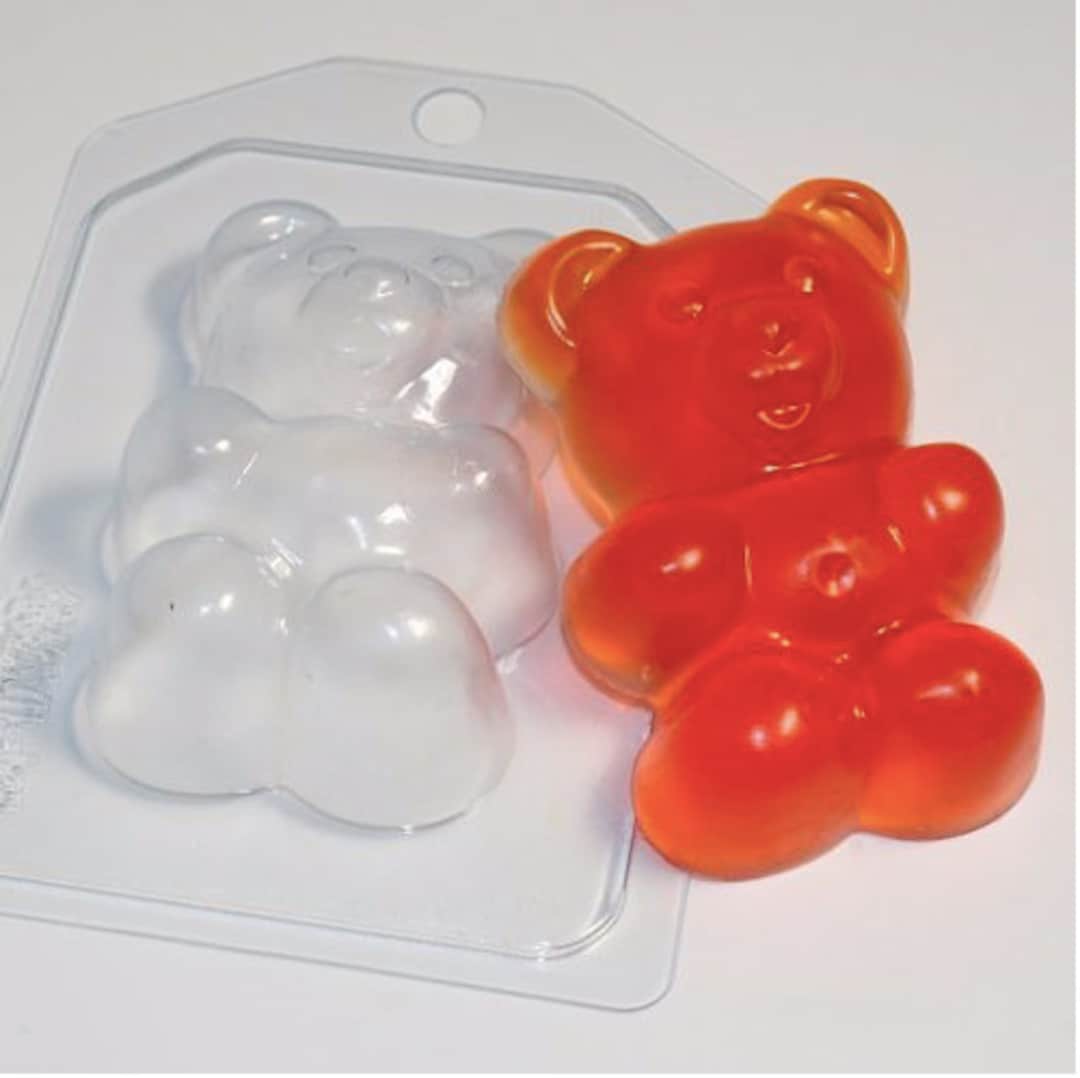 GUMMY BEAR MOLD large, Soap Mold, Bath Bomb Mold, Chocolate Mold