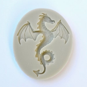 MOLDE DE DRAGÓN, Molde para fondant, Decoración de tartas con temática de dragón, Materiales para hacer chocolate, Molde único de arcilla polimérica con dragones, Molde de resina