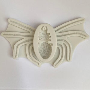 SPIDER MOLD (LARGE), Fondant Mold, Halloween Cake Decoration, Baking Supplies, Spooky Mold, Creepy Crawlers Mold, Silicone Clay Mold, Shapem