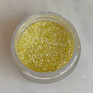 Edible Glitter by Sprinklify - NEON YELLOW - Food Grade High Shine Dust for Cakes, Cupcake Decorating, Baking Supplies, Made in USA