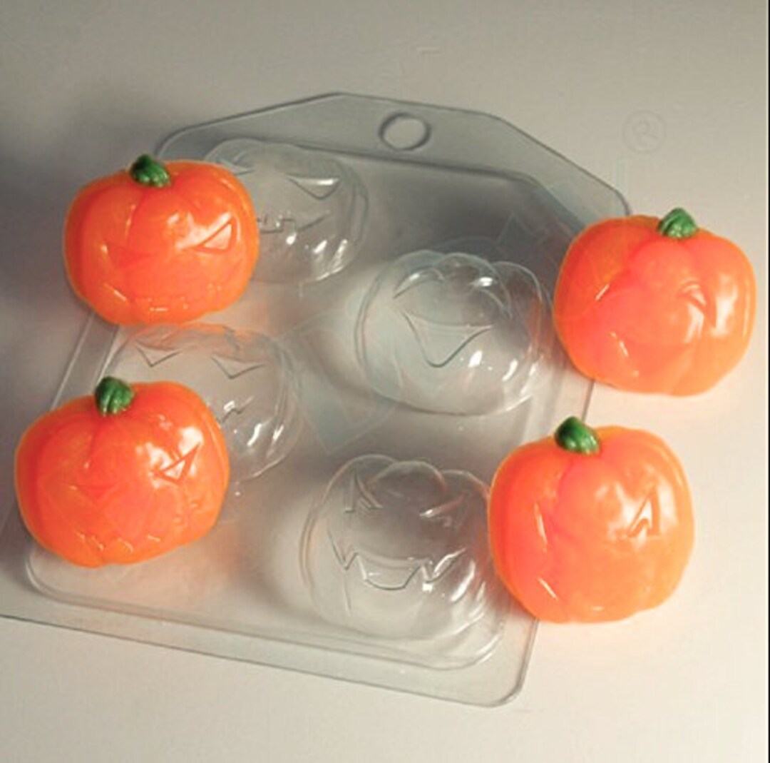 PUMPKIN VARIETY MOLD Halloween Mold Soap Embeds Mold Gothic Etsy