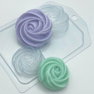 MINI MARSHMALLOW CREME Mold Set, Chocolate Mold, Fondant Mold, Soap Mold, Bath Bomb Mold, Cake Decoration, Candle Wax Mold Dessert Food Mold