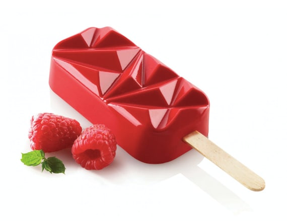 Details about   Geometric Cakesicle Mould 4 Shape Popsicle Silicone Cake Chocolate Baking 