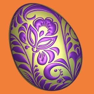 EASTER EGG MOLD, Soap Mold, Bath Bomb Mold, Candy Mold, Chocolate Mold, Fondant Mold, Floral Pattern Easter Mold, Cake Decoration Mold