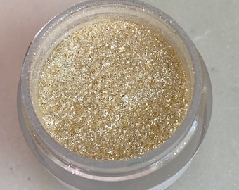 Glitter comestível da Sprinklify - CHAMPAGNE GOLD - Pó de alto brilho de qualidade alimentar para bolos, decoração de cupcakes, utensílios de panificação, fabricado nos EUA