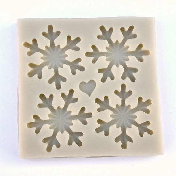 SNOWFLAKE MOLD SET, Fondant Mold, Winter Holiday Chocolate Mold, Christmas  Mold, Cupcake Decoration, Winter Wonderland Molds for Treats