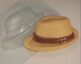 MOLDE DE SOMBRERO, Molde de jabón, Molde de bomba de baño, Suministros para hacer chocolate, Decoración de pasteles del día del padre, Molde de ropa, Molde de tema de verano para él