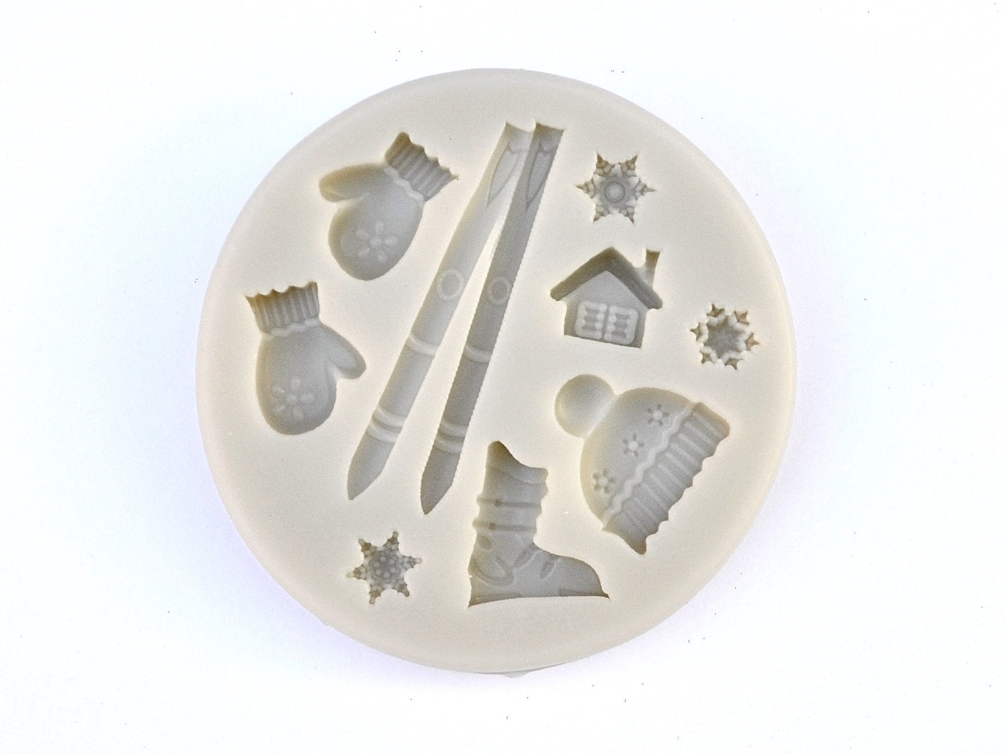 IKOJING Knitted Button Fondant Silicone Mold - For Cake Decorating, Baking, Chocolate, Mousse - View #2