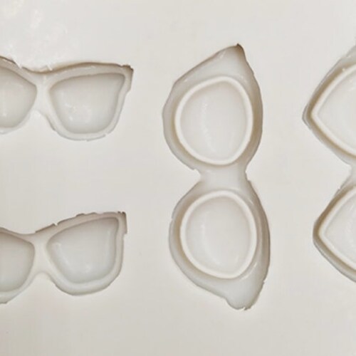 SUNGLASSES MOLD 4 Cavity Fondant Mold Summer Theme Mold Etsy
