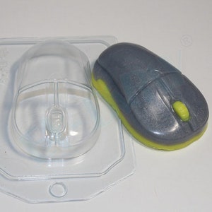 Soap Mold, COMPUTER MOUSE MOLD, Office Gag Gift Mold, Plastic Chocolate Mold, Bath Bomb Mold, Unique Soap Making Supplies Novelty Mold Geeky
