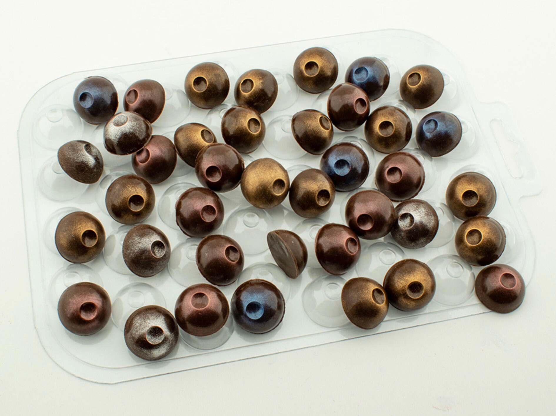 MOULE DE BOULE D'OEIL, Moule d'Halloween, Moule d'intégration de savon, Moule gothique, Moule à chocolat, Mini Moule à bonbons, Moule de décoration de