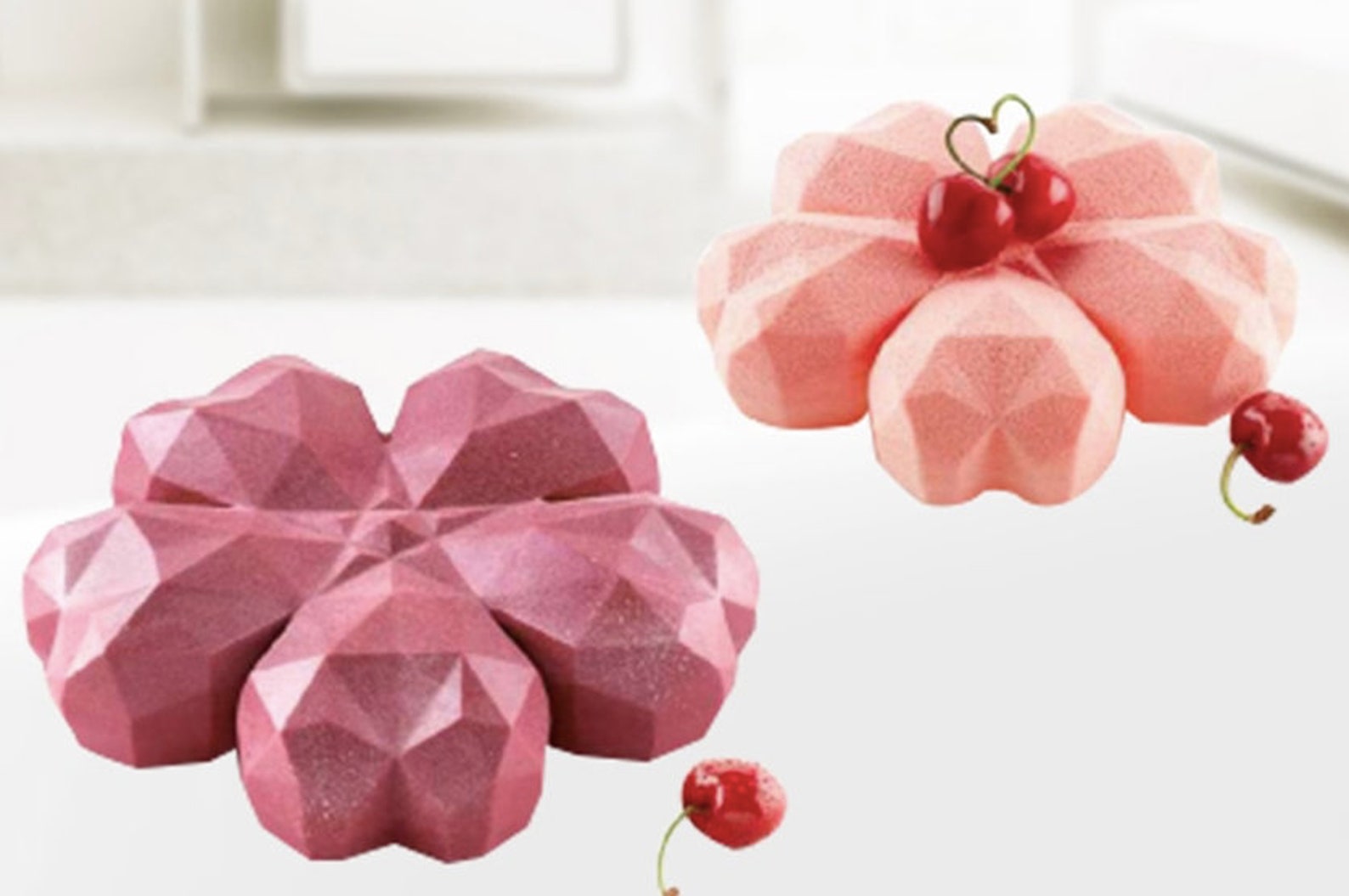 SILICONE BAKING MOLD Diamond Flower Cake Mold Breakable Etsy