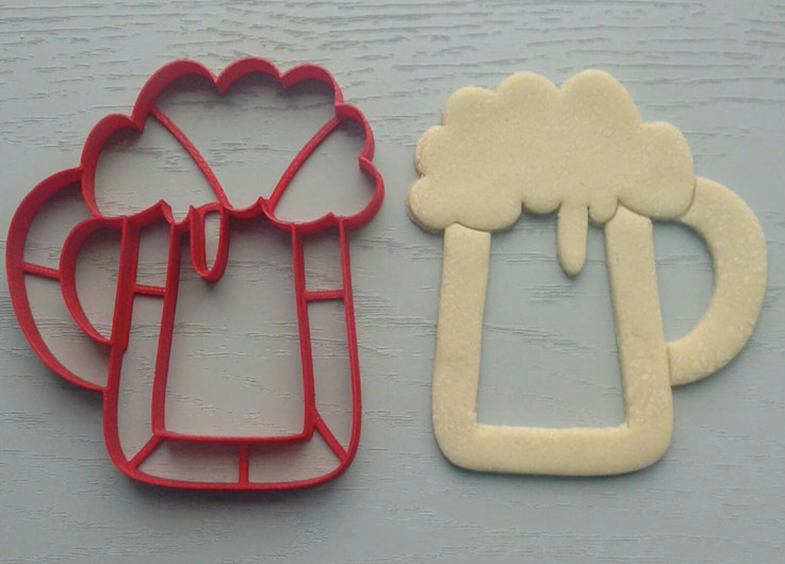 Beer Mug COOKIE CUTTER Fondant Cutter Fathers Day Cake Etsy
