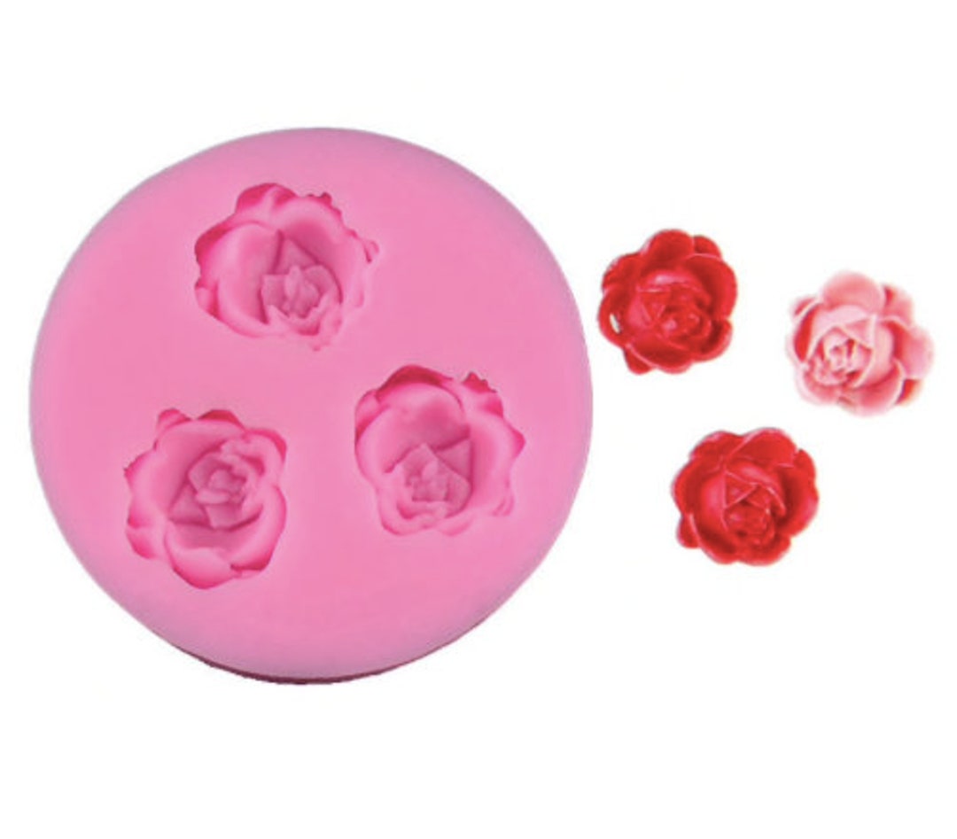 ROSE MOLD, Roses Mold, Silicone Floral Mold, Mini Flower Mold, Jewelry