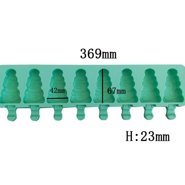 CHRISTMAS TREE MOLD, Cakesicle Mold, Popsicle Mold, Winter Mold, Holiday Baking, High Quality Silicone Ice Cream Mold, Fast Shipping, Shapem