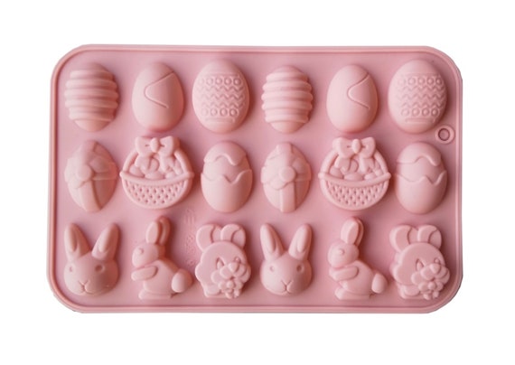EASTER BUNNY MOLD Easter Eggs Variety Chocolate Mold Fondant Mold Candy Mold Easter Baking Rabbit Mold Resin Mold Soap Embeds Mold Etsy UK