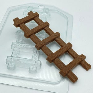 LADDER MOLD, Chocolate Mold, Wedding Cake Decoration, Wood Fence Shaped Mold, Fondant Mold, Unique Plastic Molds, Fast Shipping, Shapem