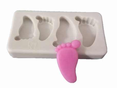 Baby feet silicone mold outlet