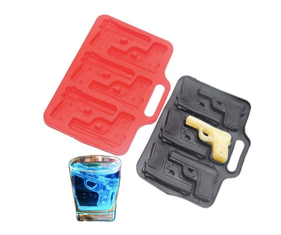 GUN MOLD, Cavity Silicone Mold, Candy Mold, Chocolate Mold, Ice Mold,  Hunter Theme, Soap Embeds Mold, Fathers Day Cake Decoration, Boys