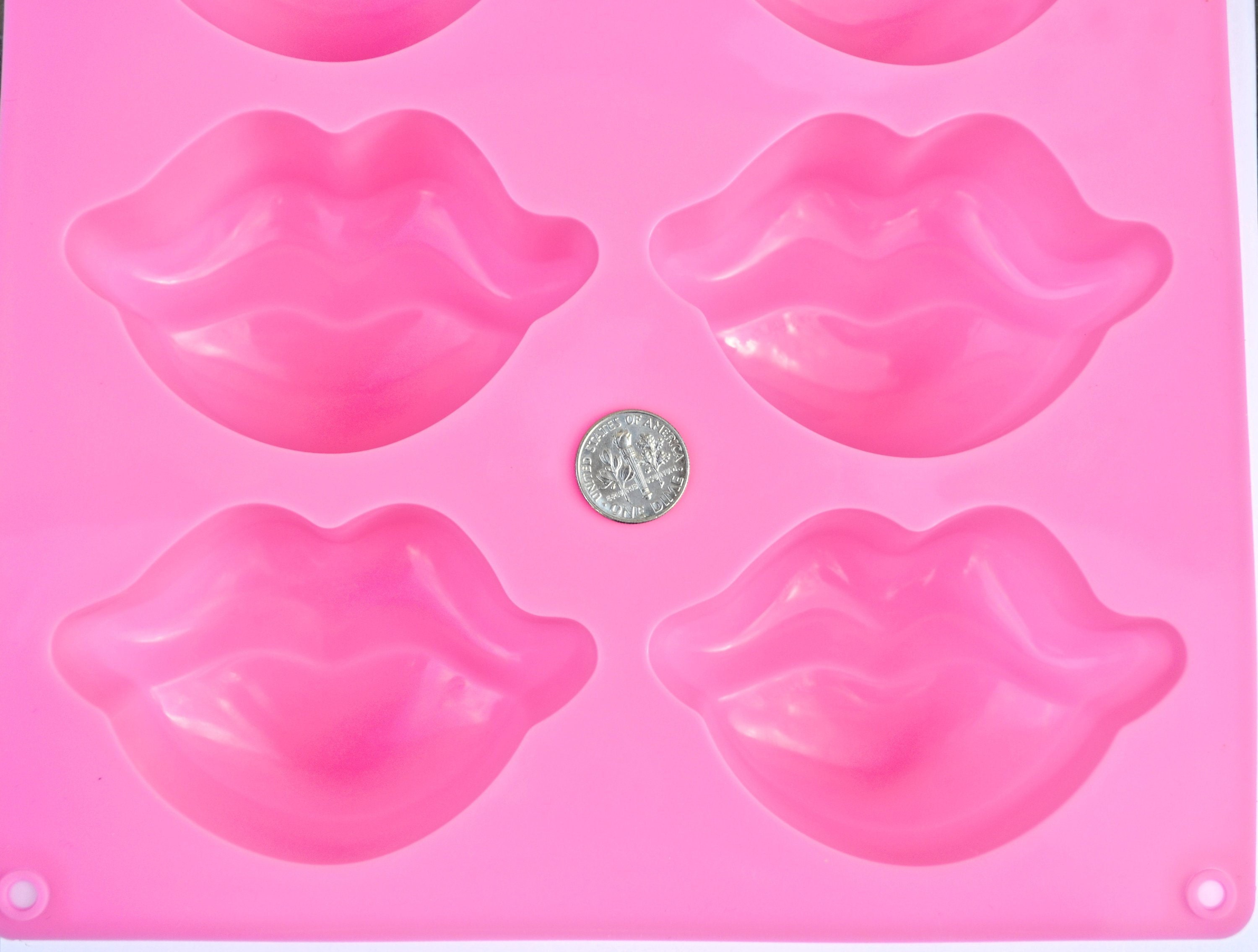 LIPS MOLD 6 Cavity Silicone Baking Mold Sexy Lips Soap Mold Etsy