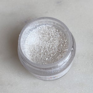 Edible Glitter by Sprinklify - WHITE PEARL - Food Grade High Shine Dust for Cakes, Cupcake Decorating, Baking Supplies, Made in USA