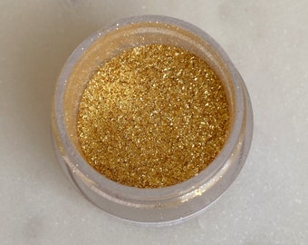 Purpurina comestible de Sprinklify - DORADO BRILLANTE - Polvo de alto brillo de grado alimenticio para pasteles, decoración de cupcakes y artículos de repostería. Fabricado en EE. UU.