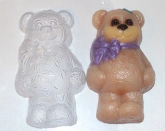 BEAR MOLD, Soap Mold, Chocolate Mold, Bath Bomb Mold, Cute Animals Mold, Woodland Creatures Mold, Soap Making Supplies, Teddy Bear Mold