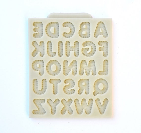 Chocolate Mold: Letters