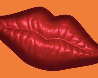 Sapone Stampo - LIPS MOLD - Stampo cioccolato, stampo bomba da bagno, stampo di San Valentino, sexy kissing labbra candy mold, amore stampo a tema per torta nuziale