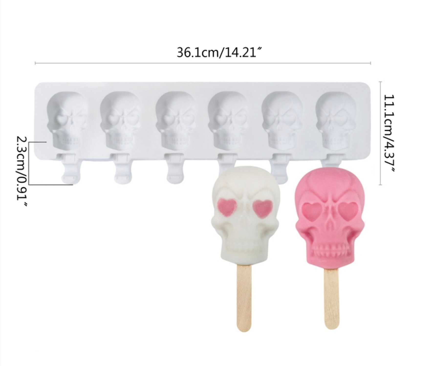 Ghost Cakesicle Mold
