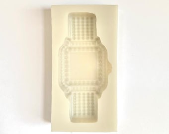 WATCH MOLD, Silicone Fondant Mold, Soap Mold, Bath Bomb Mold, Fashion Mold, Cake Decoration, Chocolate Mold, Designer Accessories Mold