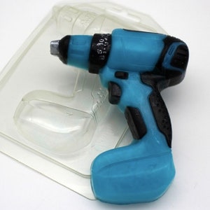 POWER DRILL MOLD, Soap Mold, Bath Bomb Mold, Father&#39;s Day Chocolate Making Supplies, Tool Molds for Him, Unique Molds for Men Handyman Theme
