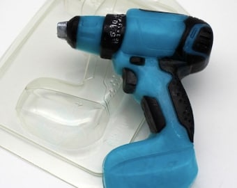 MOLDE PARA TALADRO ELÉCTRICO, Molde para jabón, Molde para bombas de baño, Suministros para hacer chocolate para el Día del Padre, Moldes para herramientas para él, Moldes únicos para hombres con temática de manitas
