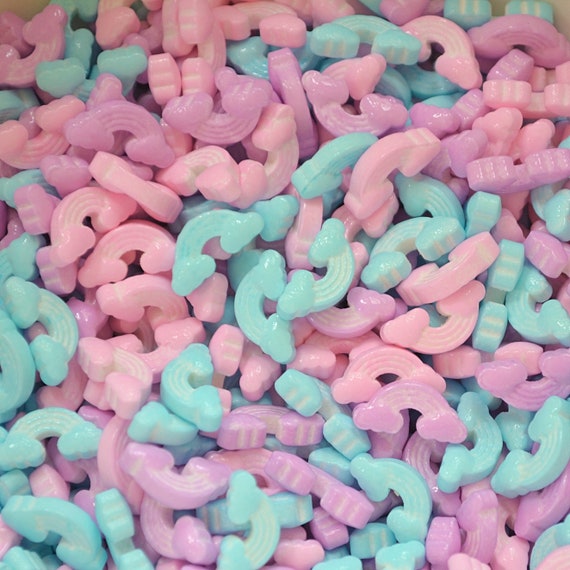 Unicorn Rainbow Sprinkles Codette di zucchero alimentare per torte