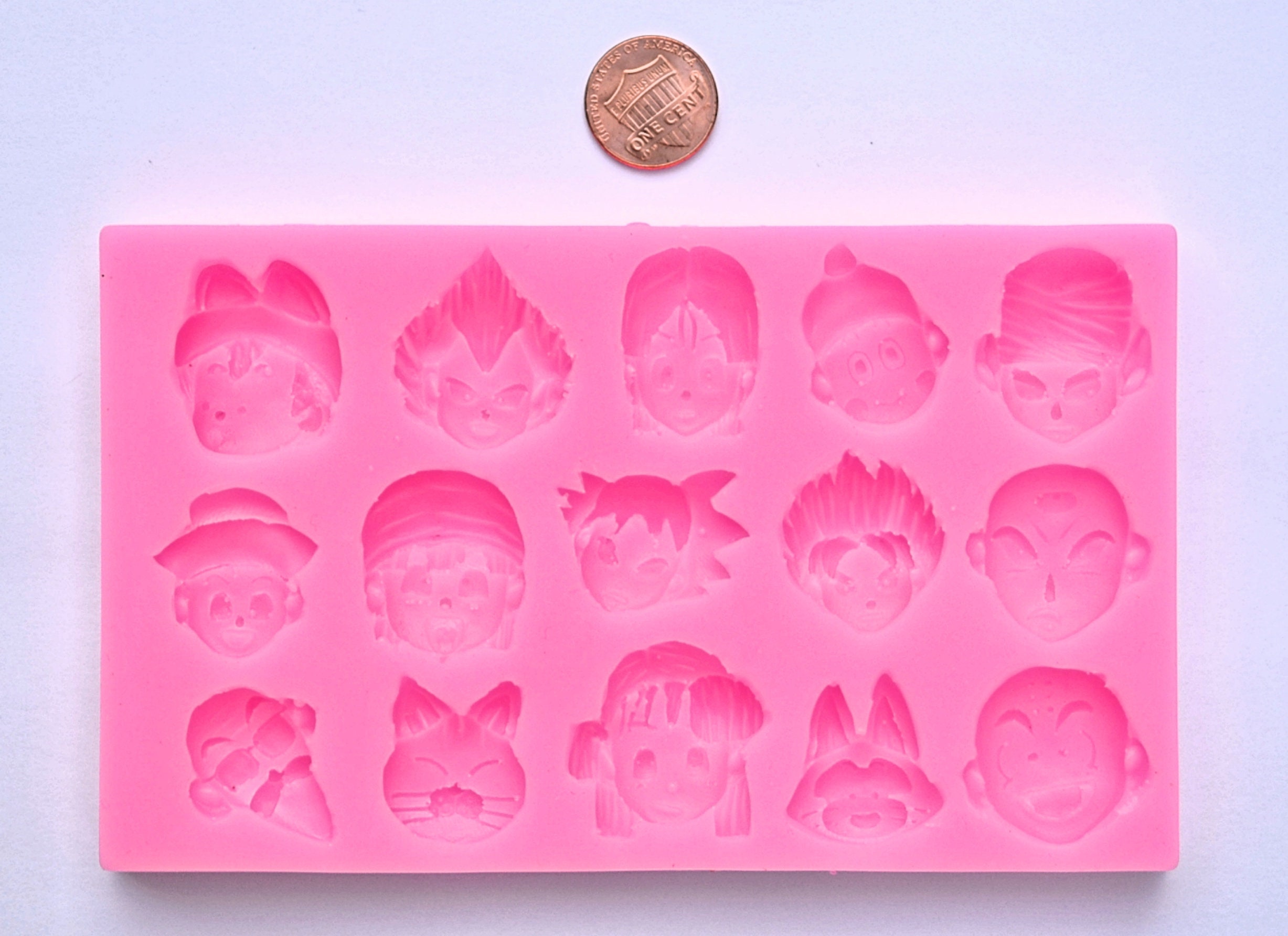 PAM 120 Gokuu  Super Saiya 1  Dragon Fighter  Anime Mold  Silicone Mold   Punfun Studio Silicone Mold Stamper Resin Supply Craft Accessories