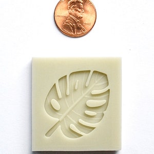 SMALL LEAF MOLD, Silicone Fondant Mold, Tropical Theme Cupcake Decorating, Resin Mold, Hawaiian Chocolate Mold, Beach, Pool Party Cake Tools