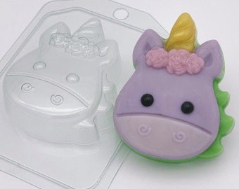 UNICORN MOLD, Chocolate Mold, Soap Mold, Bath Bomb Mold, Unicorn Theme Mold, Magical Creatures Mold, Girl Baby Shower Mold, Birthday Mold