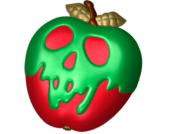 APPLE SKULL MOLD, Halloween Mold, Skeleton Mold, Soap Mold, Gothic Mold, Bath Bomb Mold, Chocolate Mold, Candy Mold, Plastic Fondant Mold