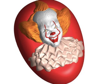 Halloween Mold, SCARY CLOWN MOLD, Bath Bomb Mold, Soap Mold, Chocolate Mold, Cake Decoration, Fondant Mold, Soap Making Supplies, Ghost Mold